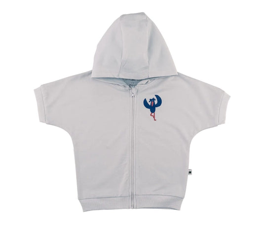 « Breeze » Light Hooded Sweatshirt - Light Grey