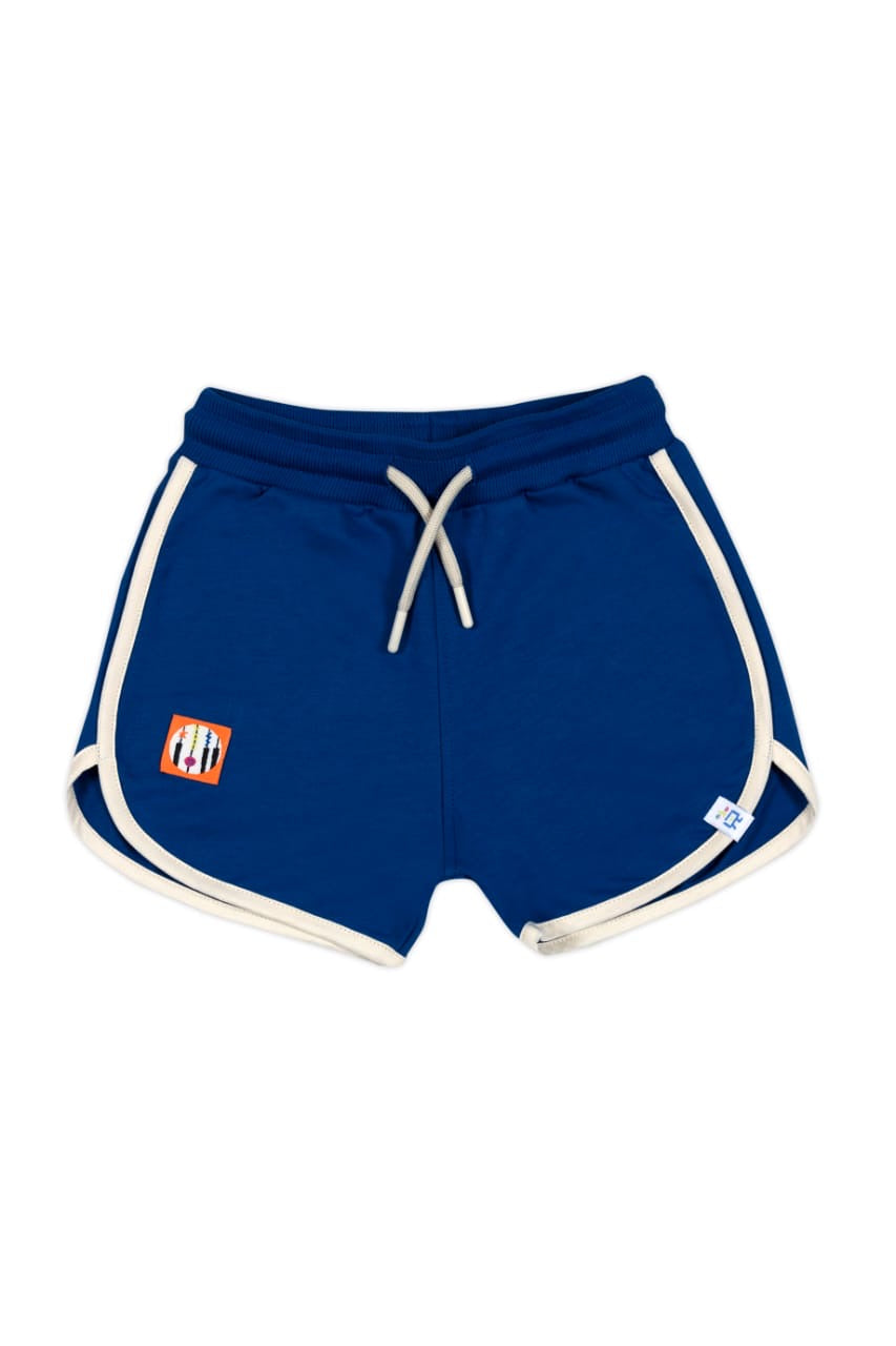 Retro Trim - Navy Blue/White Trim