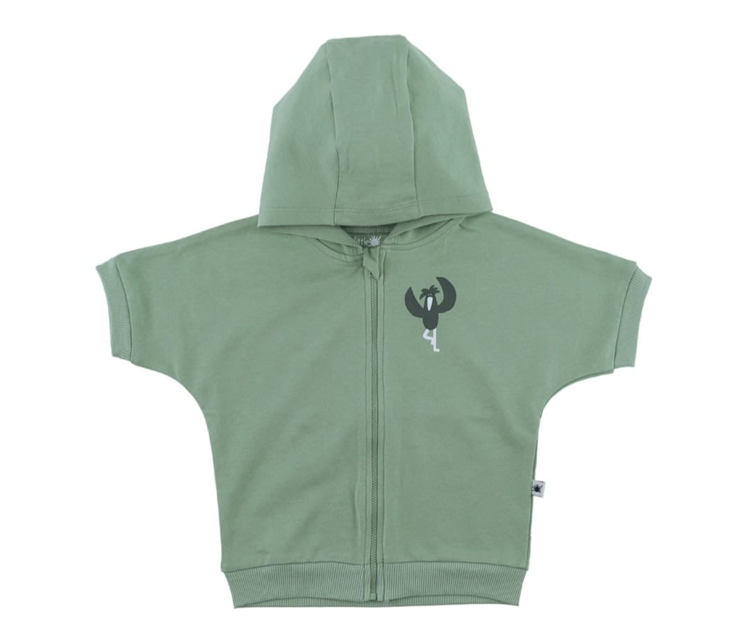« Breeze » Light Hooded Sweatshirt - Light Green