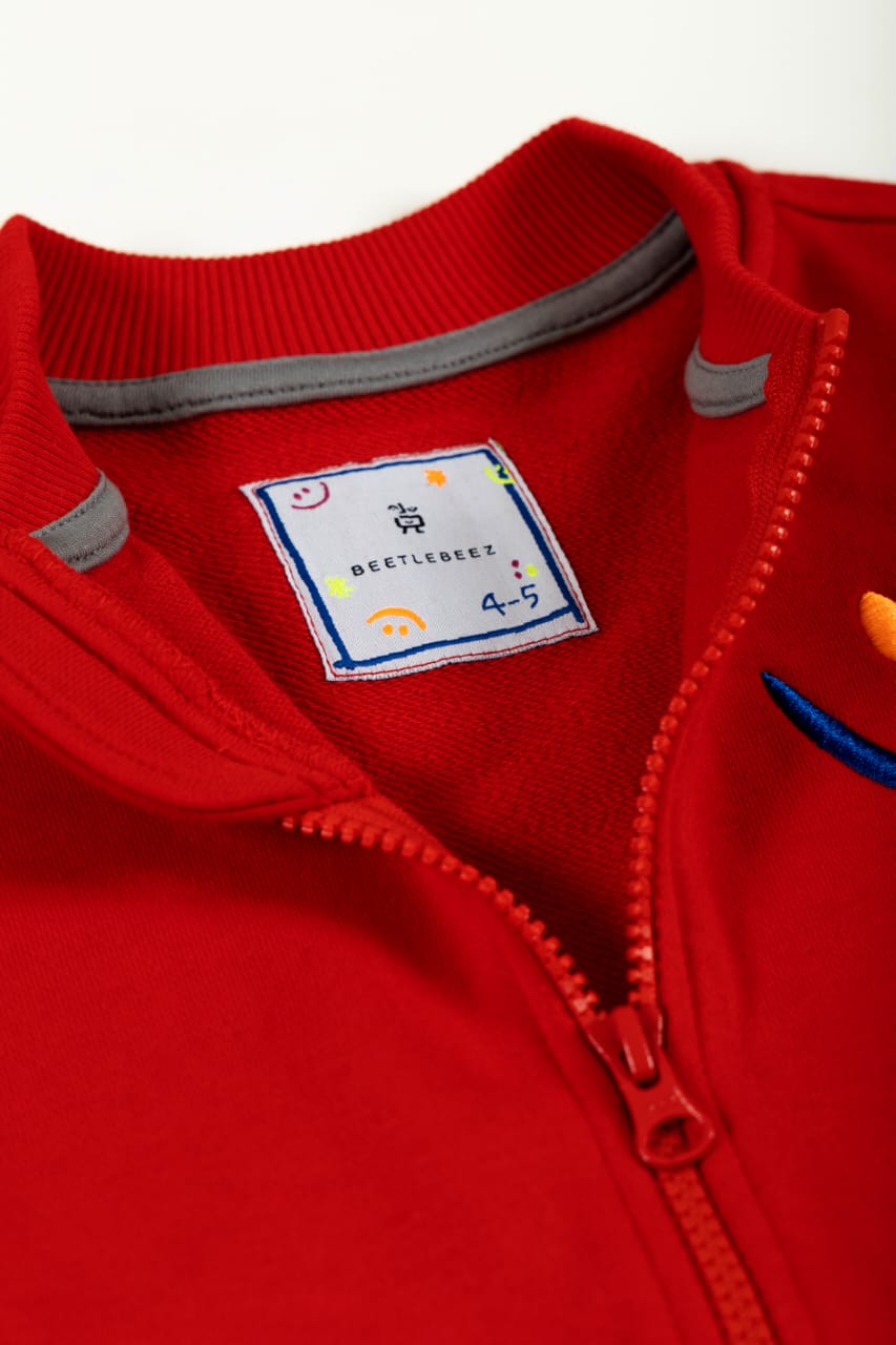 Giggle Zipped Sweatshirt
