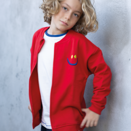 Giggle Zipped Sweatshirt