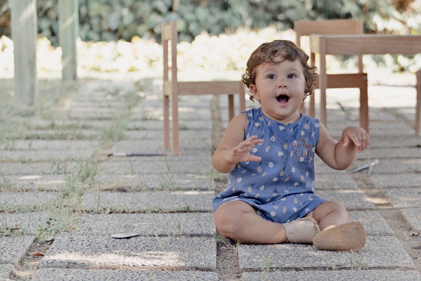 Plant Ceramic Woven Romper