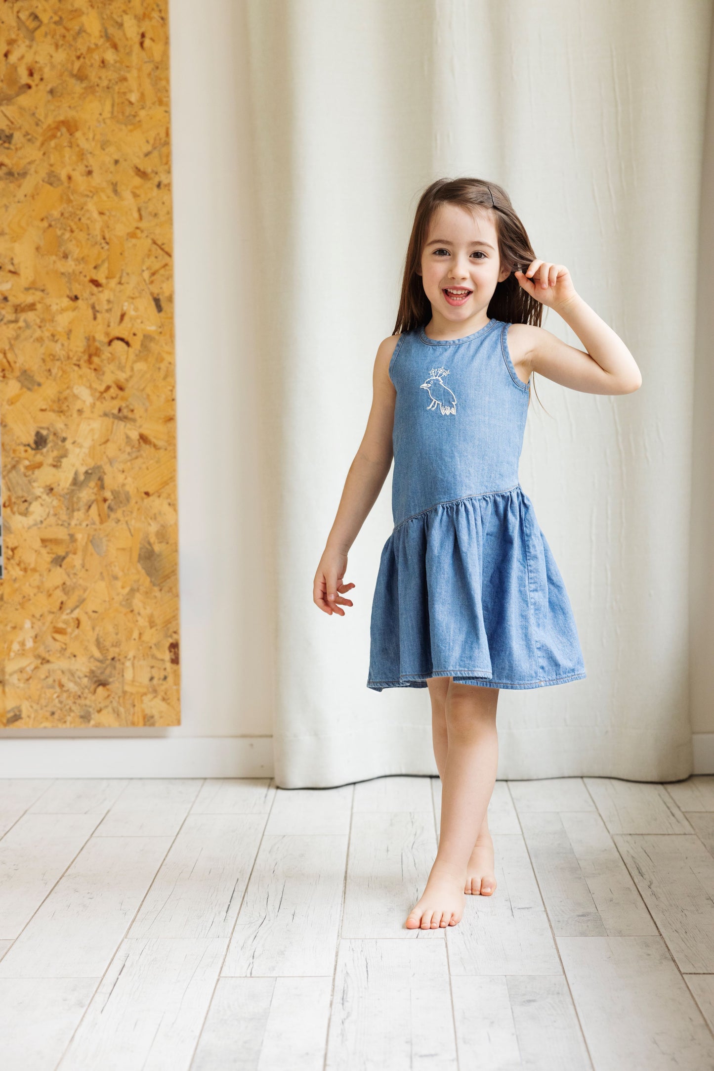 “Light” Denim Dress