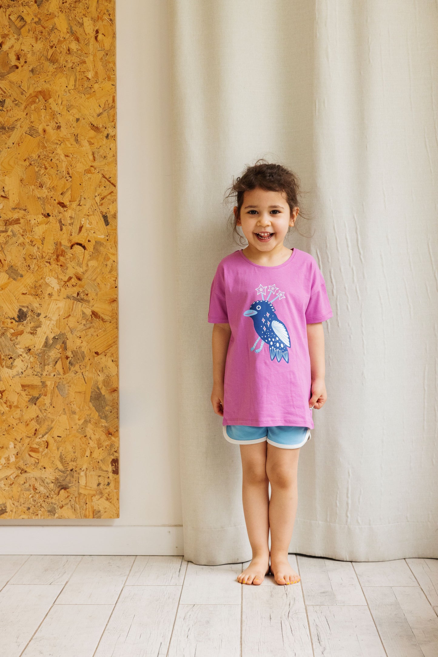 “Comfy” T-shirt - Fuchsia