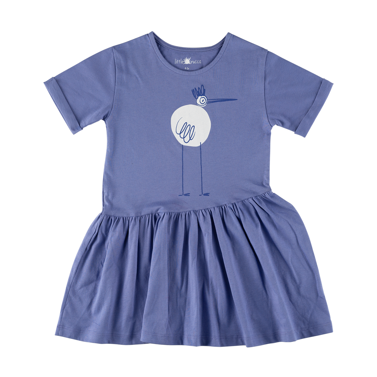 "Light" Jersey Dress - Lavender Blue